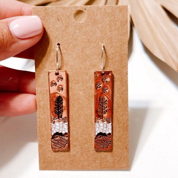 Boho dangle earrings #1161 - Picture 1 of 3